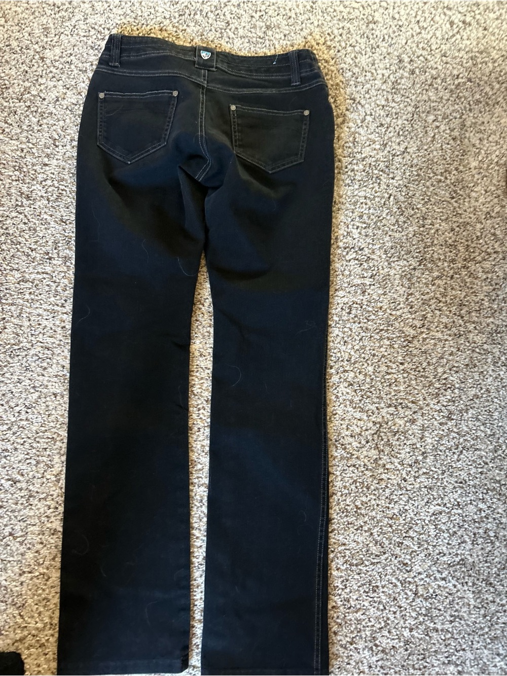 Black Women's Straight-Leg Jeans - Kuhl